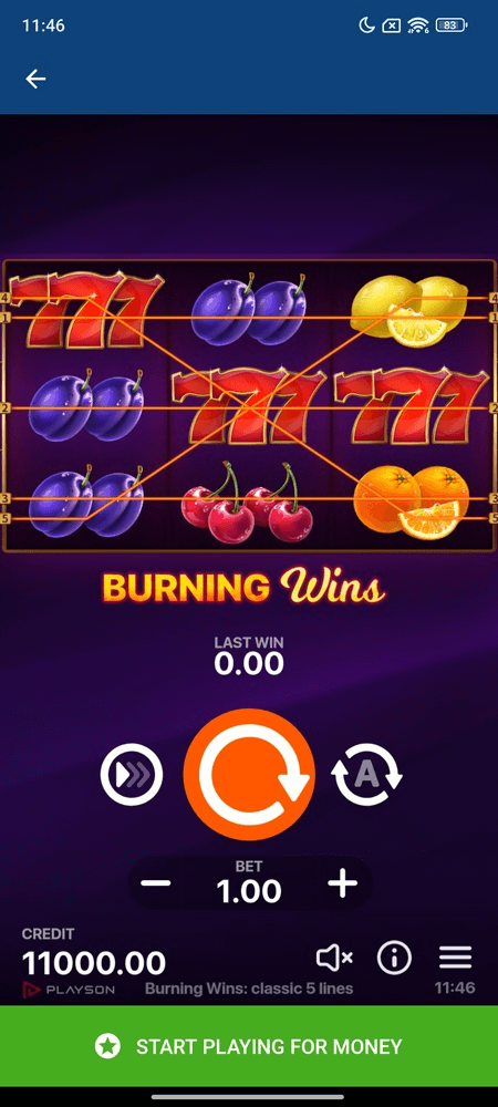 Bermain slot online Burning Wins Mostbet